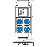 Skříň SEZ ROS 5/FI-01