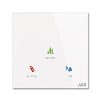ABB TACTEO Ovladač 2CKA006300A1549 hotelový vnější bez čtečky karet, 86x86, TA/U3.1.1-CG