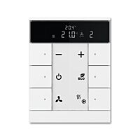 ABB TENTON Ovladač 2CKA006330A0002 6násobný kombinovaný s podružným termostatem, studio bílá, SBS/U6.0.1-84