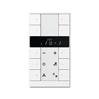 ABB TENTON Ovladač 2CKA006330A0006 10násobný kombinovaný s podružným termostatem, studio bílá, SBS/U10.0.1-84