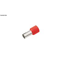CIMCO Izolovaná dutinka Cu 1/8 mm, červená (500 ks)