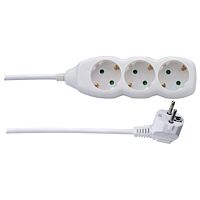 EMOS Přívod prodlužovací  5m 3zásuvka SCHUKO 1mm2 P0325