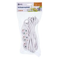 EMOS Přívod prodlužovací 5m 3zásuvka SCHUKO 1,5mm2 P0325R