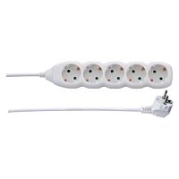 EMOS Přívod prodlužovací 1,5m 5zásuvka SCHUKO 1mm2 P0521