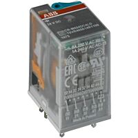 ABB Paticová reléCR-M110DC4LG s LED,4co, 6A,110V DC, pozlacené kontakty  1SVR405618R8100