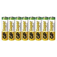 GP Baterie tužková ALKALINE LR6 1,5V AA blistr 6+2ks