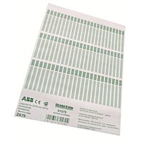 ABB Příslušenství-Skříně-ZA79 -popisné štítky pro 72modulů  2CPX031570R9999