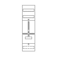 ABB Příslušenství-Skříně-1ZF2 -modul pro 1 elektroměr  2CPX033506R9999
