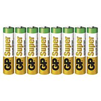 GP Baterie mikrotužková ALKALINE Super LR03 1,5V AAA v balení 6+2