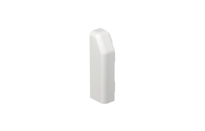 OBO BETTERMANN Koncový díl, levý , čistě bílá Polyvinylchlorid, PVC  typ SL ESli2070 rws