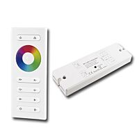 MCLED Ovladač RF RGB 1 zóna řízení jasu a barevných režimů dálkový s přijímačem