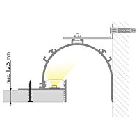 Architektonický hliníkový profil ASNJ, v