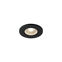 SLV Svítidlo LED KAMUELA ECO, 6,5W, 400lm, 3000K, zápustné, stmívatelné, Fire-rated protipožární IP65 černá
