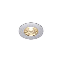 SLV Svítidlo LED PATTA-I 7,3W 440lm 1800-3000K vestavné kulaté IP65 stříbrná
