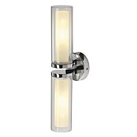 SLV Svítidlo WL106 40Wx2  E14 nástěnné IP44 chrom