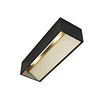 SLV Svítidlo LED LOGS IN L 18W 1100lm 3000K nástěnné IP20 černá