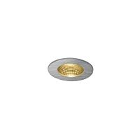 SLV Svítidlo LED PATTA-F 11W 860lm 3000K 38° stropní vestavné kulaté včetně ovladače IP65 hliník