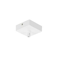 SLV Rozeta stropní pro GLENOS  8,5x8,5x2,7 cm, s odlehčovacím profilem bílá mat