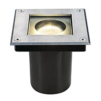 SLV Svítidlo LED DASAR 70 35W hranaté podlahové IP67 nerez ocel