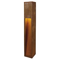 SLV Svítidlo RUSTY SLOT 80 11W E27 lampa stojací 80cm IP44 rezavá