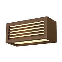 SLV Svítidlo BOX_L 18W E27 IP54 hnědá měděná