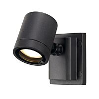 SLV Svítidlo MYRA WALL 50W GU10 nástěnné IP55 antracit