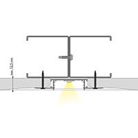 Profil AL 86/14mm AF mléčný komplet 1m