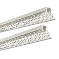MCLED Profil AL 46x26mm, AR rohový pro sádrokarton, mléčný difuzor, komplet, 2m