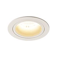 SLV Svítidlo LED NUMINOS® DL M, 17,5W, 1600lm, 3000K, zápustné, IP20 bílá