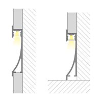 Profil AL 14/68mm Al mléčný 2m komplet