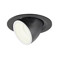 SLV Svítidlo LED NUMINOS® GIMBLE M 17,5W 1750lm 4000K 55° zápustné IP20 černá/bílá