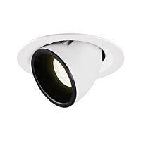 NUMINOS® GIMBLE M, zápustné stropní svítidlo bílé/černé 4000 K 55°