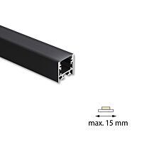 Profil AL 25/25mm PCA černý 2m komplet