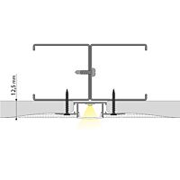 Profil AL 62/14mm AZ černý komplet 2m