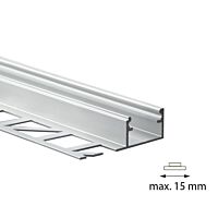 Profil AL 37/11mm DH mléčný komplet 1m