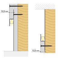 Profil AL 15/133mm AY mléčný 2m komplet