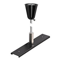 Track reinprocement plate with mounting