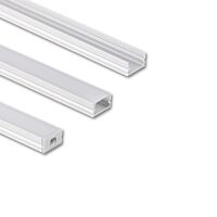 MCLED Profil PM 12x7mm přisazený hliníkový  bez difuzoru délka 3m
