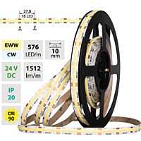 Pásek LED COB dual 15W/m 24V IP20 5m