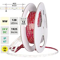 Pásek LED SMD t.b. 11,5W/m 24V IP67 50m