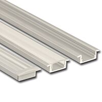 MCLED Profil AL 23x8mm, VO vestavný, čirý difuzor, komplet, 2m