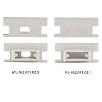 MCLED Profil AL 19x9mm, BD nášlapný, matný difuzor, komplet, 2m