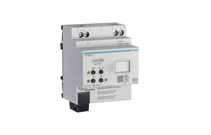 Brána KNX/DALI 2, KNX Secure, 1-násobná