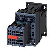 SIEMENS Stykač AC-3, 16A/7,5kW/400V, 3pólový, DC 24V, 2 NO + 2 NC, pružinová svorka