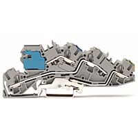 WAGO Svorka 2005-7641 Instalační patrová S ovládacími otvory 4 mm², šedá