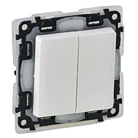 LEGRAND Vypínač VALENA LIFE 752158 č.6+6 bílá