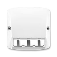 ABB Kryt TANGO 5014A-A00410 B pro přístroj šikmého osvětlení s LED nebo pro prvky Panduit Mini-Com, bílá