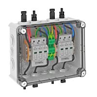 OBO BETTERMANN Systémové řešení typu 2 pro FV s MC4 pro střídače s 2 MPP trackerem, 1000V DC typ PVG-C1000S110