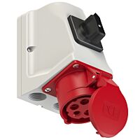 PCE Zásuvka16A/400V 5-pól. s vypínačem IP44