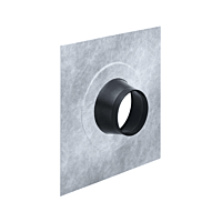 KAISER  Těsnící manžeta Vlies-Butyl 230x230x50 mm pro vedení průměr 100-110 mm